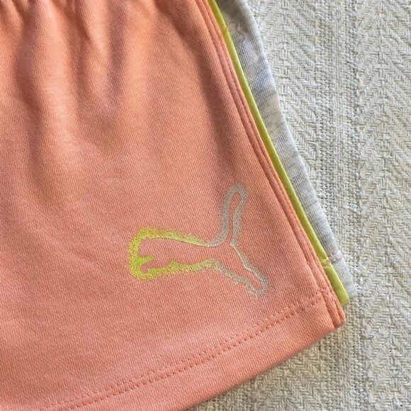 PUMA Girls Rebel Shorts Color: Elektro Peach - Picture 2 of 6